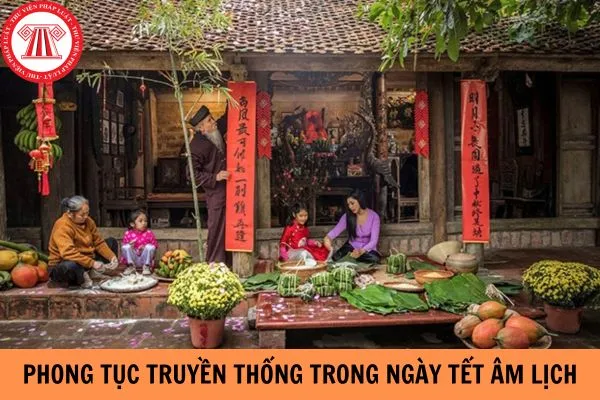 Lịch tết âm lịch 2025 phong cách truyền thống