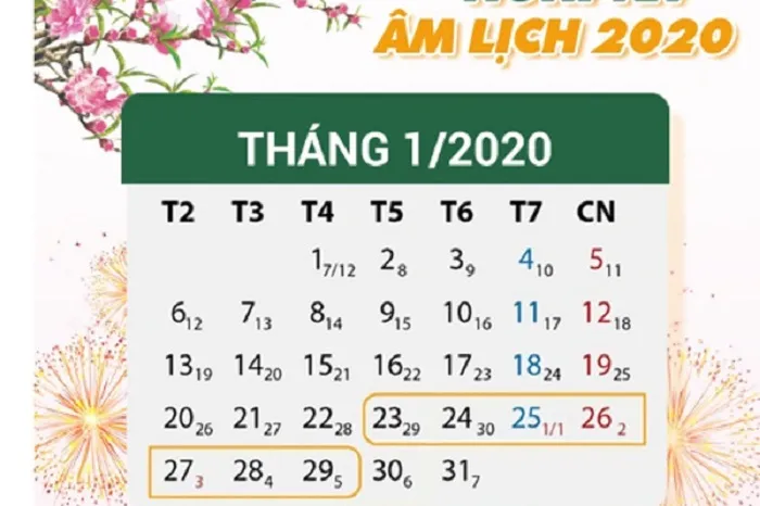 Tặng lịch Tết cho khách hàng